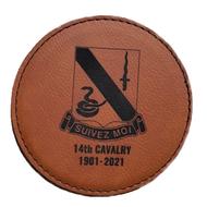 Leatherette Coaster